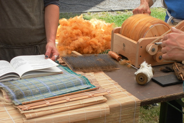 Atelier travail de la laine